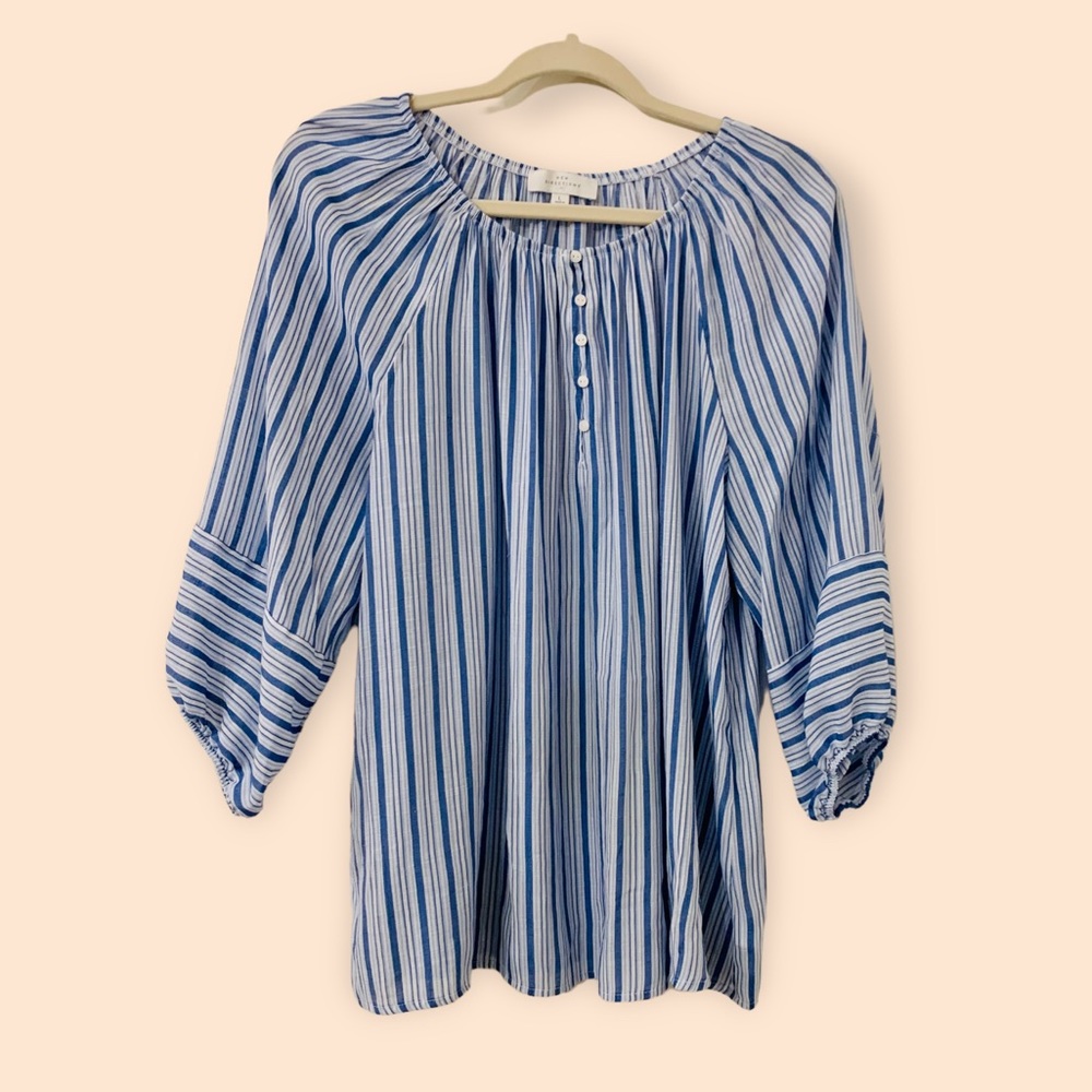 New Directions | Size Large Womens striped blouse